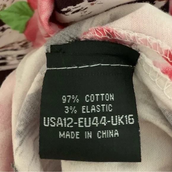 Retro Swing Dress With Roses - Picture 9 of 9